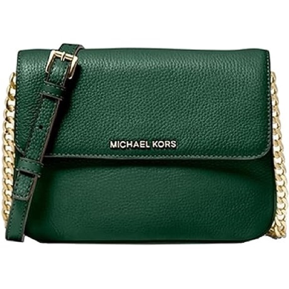 Michael Kors Green Leather Purse - Picture 1 of 3
